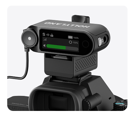 Hollyland LARK MAX 2 Ultimate Combo Micrófonos Inalámbricos (Gris Espacial, con Monitor Auricular OWS + RX Cámara + RX USB-C)