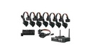 Hollyland Solidcom C1 PRO Intercom Inalámbrico Full Duplex con 8 auriculares y base (1 x casco con cable)